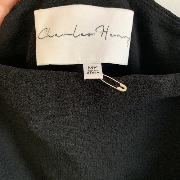 Charles Henry Off the Shoulder Popover Jumpsuit - Picture 6 of 7